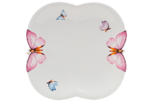 Prato Raso Porcelana Borboleta 