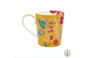 Pip Studio Caneca Amarelo Letra R 